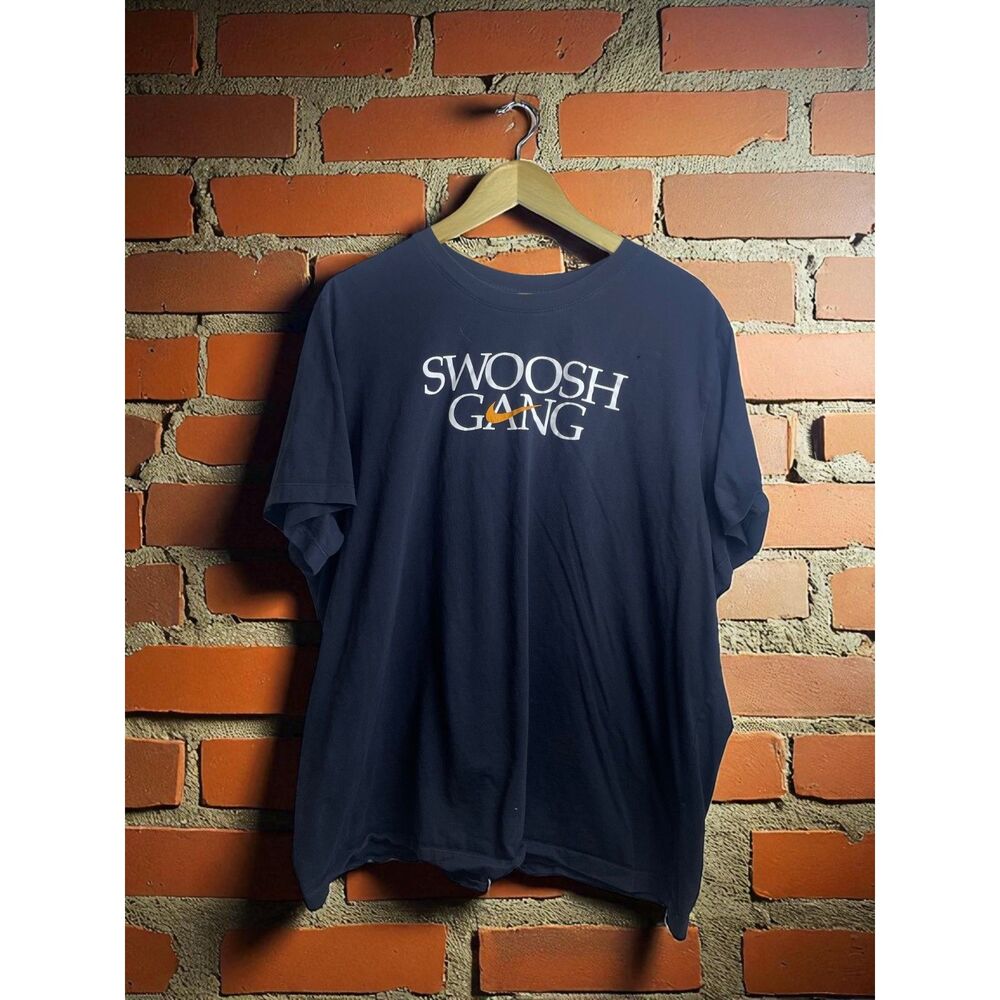 Nike “Swoosh Gang” Graphic T-Shirt – Size XXL – Black